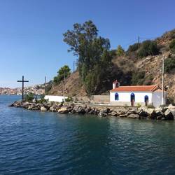 Chapel on eastern edge of Poros