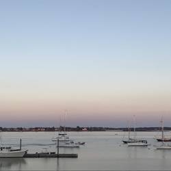 View from the deck of the restaurant