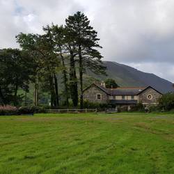 Dol einion campsite looking south.