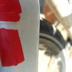 crack in carbon fork