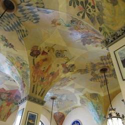 the ceiling