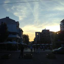 Burgas pedestrian zone