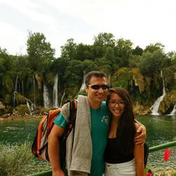 Kravice Falls. Can only see 1/3 of whats here