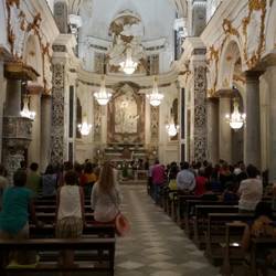 Alessandros Taufe in der Chiesa del Collegio dei Jesuiti