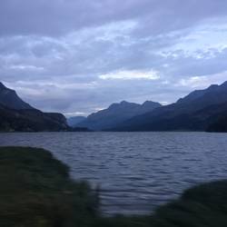 Leider nicht am Silsersee - da hat's nur ZWÖLF Grad.