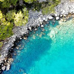 Lena beim Schnorcheln