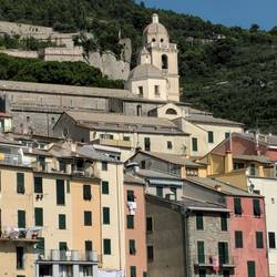 View from the boat to Cinque Terre