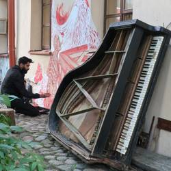 Kunst in der "Republik" Užupiz