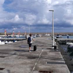 Unser Neffe verlässt die Patagon. Bis bald!