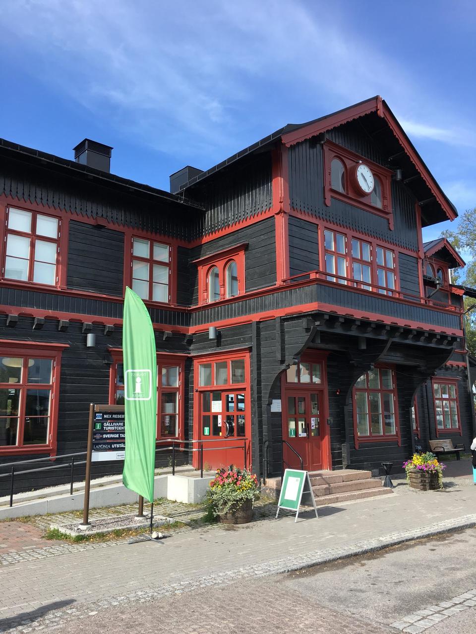 Der Bahnhof in Gällivare