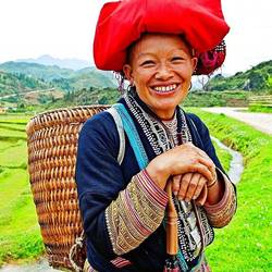 Red Zao villager.