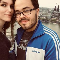 Wir vorm Kölner Dom