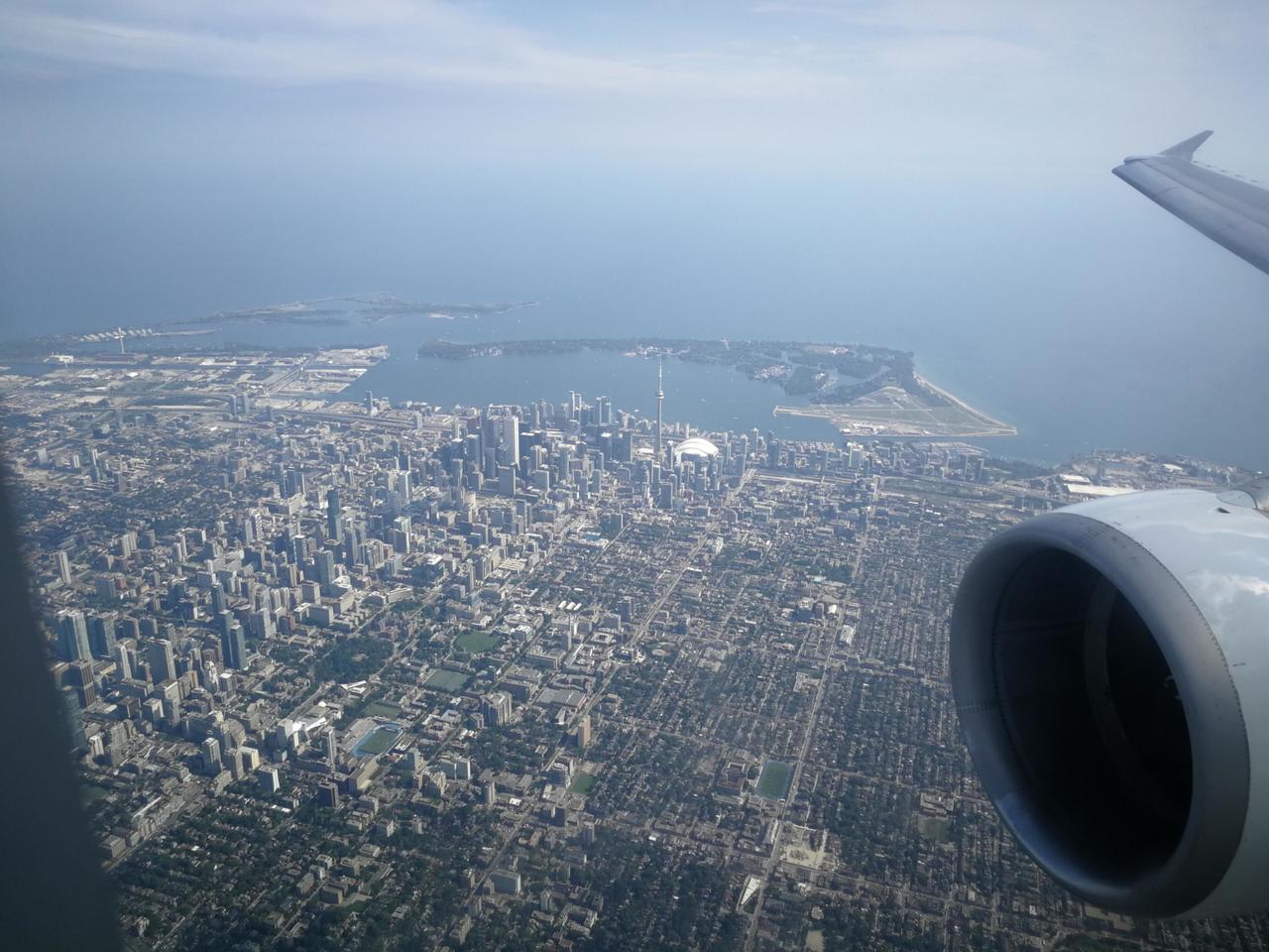Toronto beim Anflug