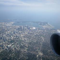Toronto beim Anflug