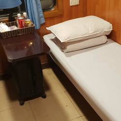The room awaits us.