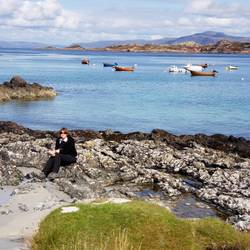 Enjoying the serenity of Iona
