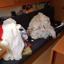 Dringend nötig: Wäsche waschen