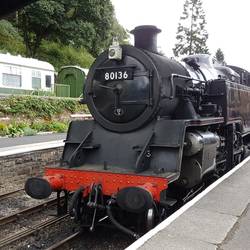The train now arriving ...