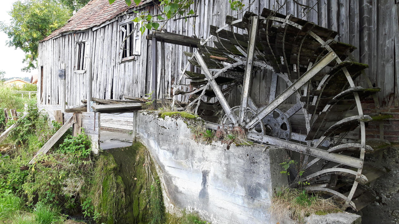 Wasserrad bei Hohenfurch