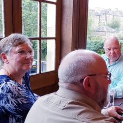 Deborah and Bill, North Carolina (back of Barry's head)