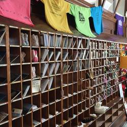 Inside of Post Office Pizza and Gift Shop
