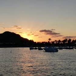 Sonnenuntergang hinter Porto di Levante