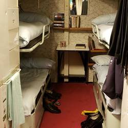 Where the "yotties" (crew) sleeps.