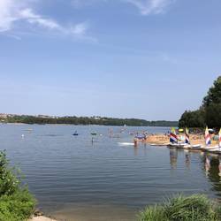 Kleiner Brombachsee - leider nicht das Endziel des Tages