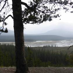 View over the North Saskatchewan River.