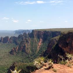 The "chapada"carved by the elements