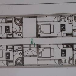 Our room is A1 at the back of the ship.