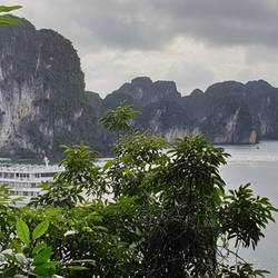 View from the cave entrance.