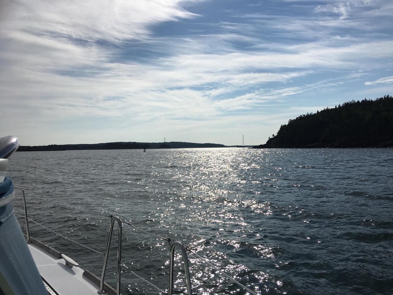 Entering Letete Passage