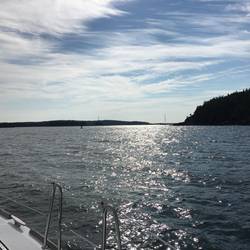 Entering Letete Passage