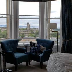 Our room the last tour night at The Bonham in Edinburgh. Definitely best room, best view.