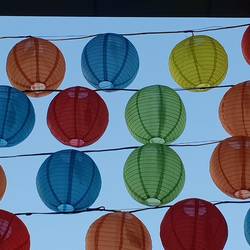 Street decorations.