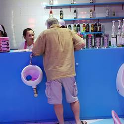 In case you have to go while you order the meal.