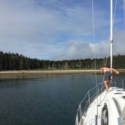 David ready to dive