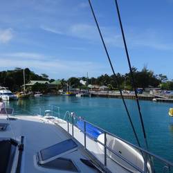 Einfahrt La Digue