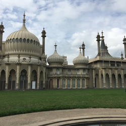 The Royal Pavilion (only 2/3 of it--the rest is covered with scaffolding)