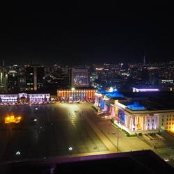 Blick aus unserem Hotelfenster