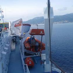 Ferry to Bastia, Corsica