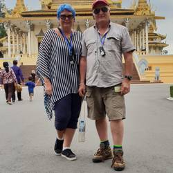 Outside the Royal Palace.