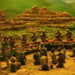 Miniatur von einer Zeremonie für das Wohl der Stadt.
