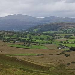 View north towards Snowdonia