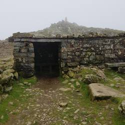 Shelter atop Cader Idris