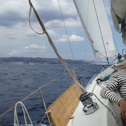 Gegen Wind, Wellen und Strömung kreuzen