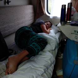 Kurz vor Xi'an und noch immer müde...