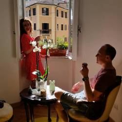 Maria's air bnb Rome.