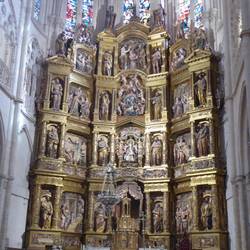 Hideous altarpiece in main chapel